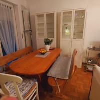 Tavolone e panche per giardino-terrazza