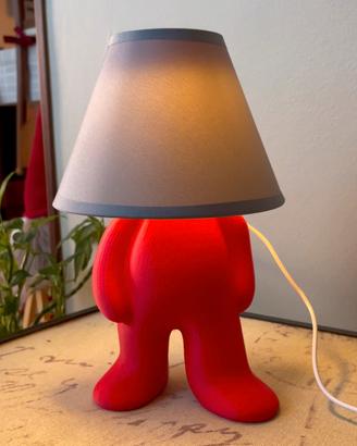 Lampada omino stampata in 3D