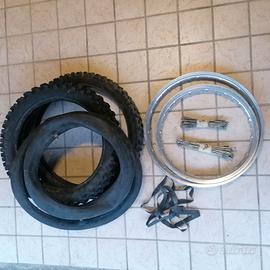 Lame cerchi, ruote  gomme 16" 19" moto cross