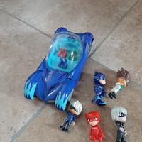 Paw Patrol personaggi e camion e Pj Mask macchina