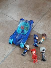Paw Patrol personaggi e camion e Pj Mask macchina