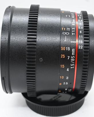 Samyang 85mm T/1.5 ED AS UMC X Canon EF