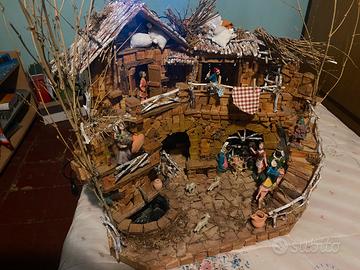 Presepe artigianale fatto a mano