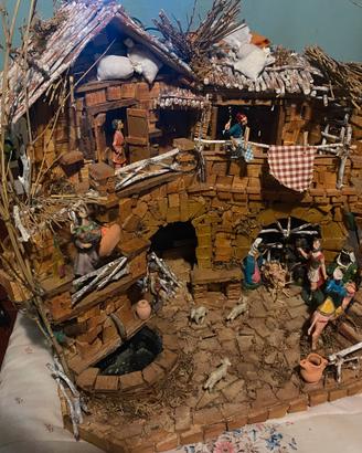 Presepe artigianale fatto a mano