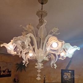 lampadaio in murano 8 luci