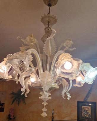 lampadaio in murano 8 luci