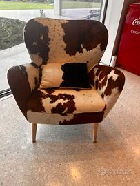 Poltrona in pelle cavallino