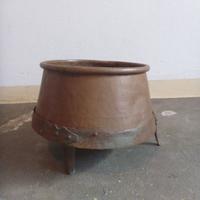 GRANDE IMBUTO IN RAME PER TRAVASO VINO PIDRIA INIZ