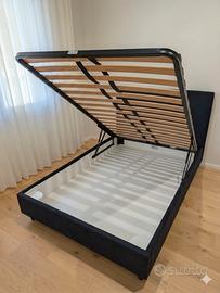 letto contenitore Artigianale piazza e mezzo