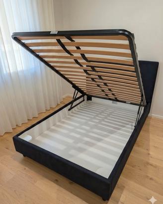 letto contenitore Artigianale piazza e mezzo