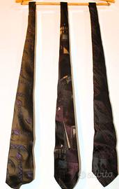 3 Cravatte 100% seta