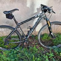 Mountainbike in fibra di carbonio