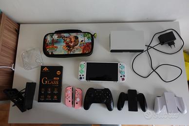 MAX BUNDLE Nintendo Switch OLED+ Accessori + Games