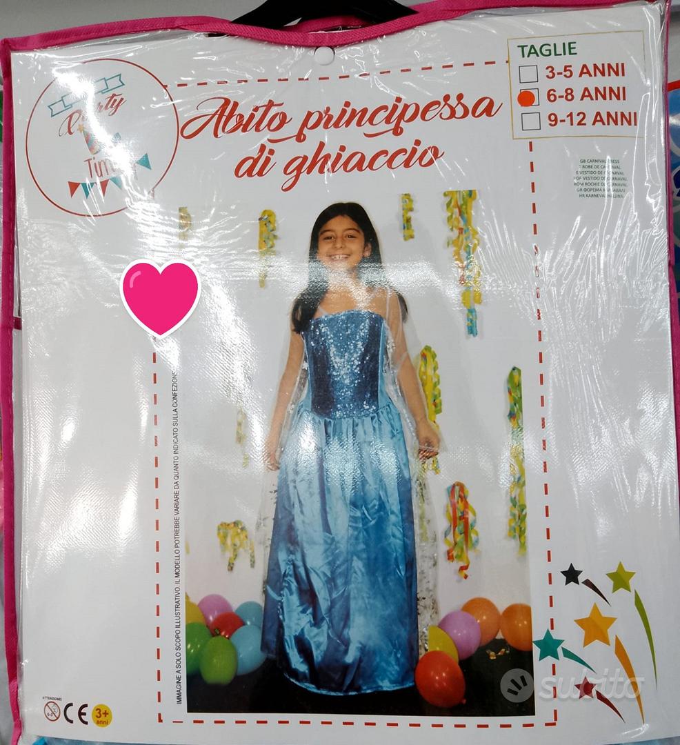 Costume Bambina Barbie Principessa 3/5 anni 