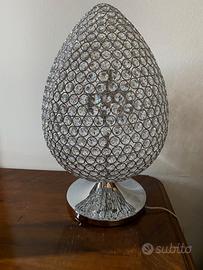 Lampada "l'uovo di diamante" diam. cm30 h.48cm