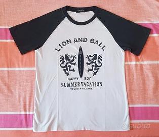 Maglietta T-shirt bianca Taglia L