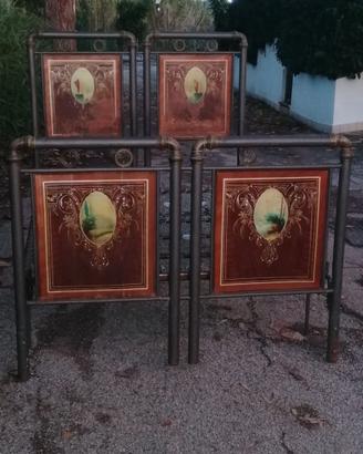Letto matrimoniale antico