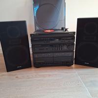 impianto stereo con casse