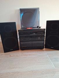 impianto stereo con casse