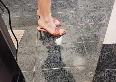 Sandali Alberto Gozzi N40/5 in vera pelle  v.cuoio