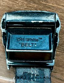 Cintura off white nera