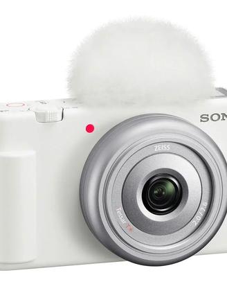 Sony Vlog camera ZV-1F Bianca, 4k 20 MP
