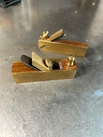 Piccole pialle in ottone e palissandro