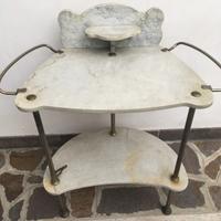 Toeletta epoca Liberty in marmo