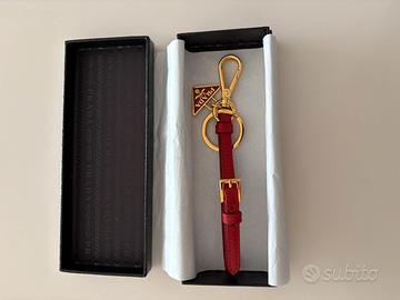 Portachiavi Donna Prada Rosso & Gold