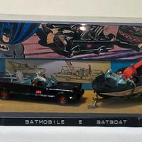 BATMOBILE "C267" + BATBOAT "C107" (1967-81). Corgi