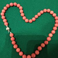 Collana corallo rosso