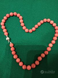 Collana corallo rosso