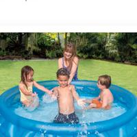 piscina scivolo gonfiabile e pompa filtro