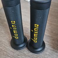 manopole moto scooter gialle domino