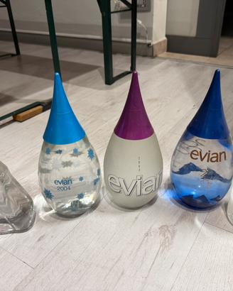 Bottiglie vintage sigillate EVIAN