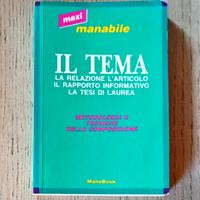 Manuale manabile "Il Tema" per scrivere meglio