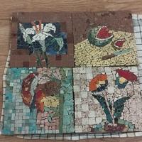 set di 4 mosaici 