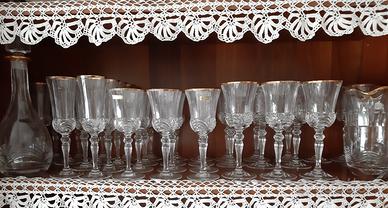 Bicchieri cristallo 38 pezzi nuovi