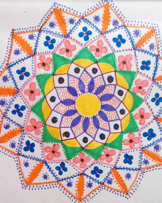 QUADERNO FORMATO A 4 CON 44 DISEGNI MANDALA