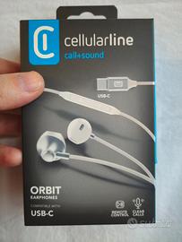 Auricolari Cellularline Orbit connettore USB-C