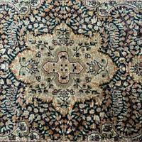 Tappeto in lana fatto a mano, ordito in cotone