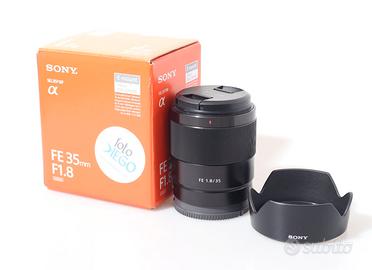 OBIETTIVO SONY FE 35 MM F/1.8. E-MOUNT. GARANZIA.