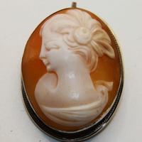 Splendido cammeo Vintage argento