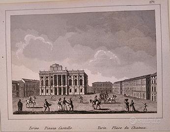 Stampa piazza Castello Torino