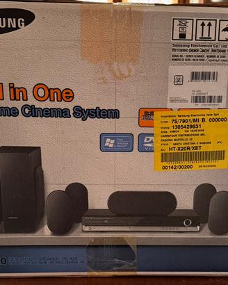 SAMSUNG DVD HOME CINEMA SYSTEM HT-X20