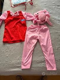 Costume pepa pig bambina