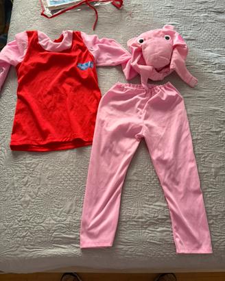 Costume pepa pig bambina