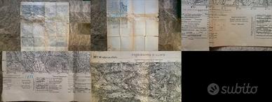 mappa cartina militare piedimonte d'alife 1943