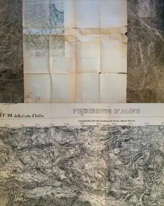 mappa cartina militare piedimonte d'alife 1943