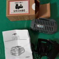 Batteria 40 Volt 2Ah più carica batterie 
